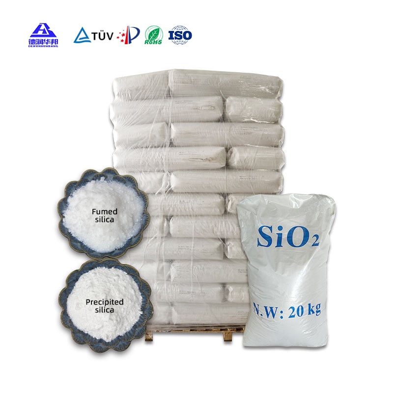 Alta purezza, alta qualità di silica idrorepellente precipitata per vernici, rivestimenti, silicone e prodotti a base di polvere di SiO2