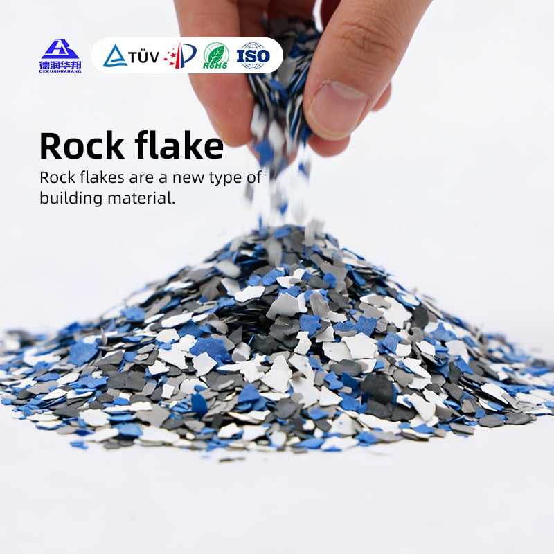 Rock slice for Floor Tiles Coatings  Composite Multicolored mica flake