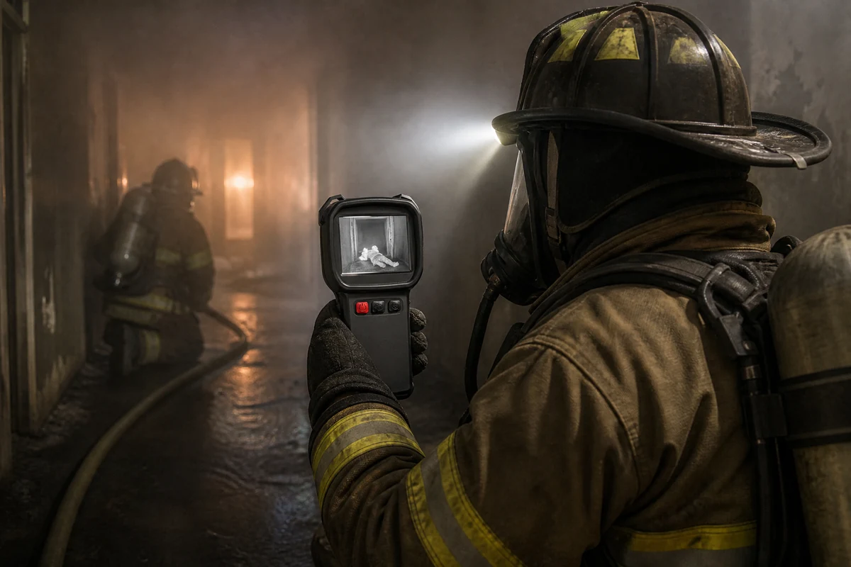 Structural firefighting and search operations