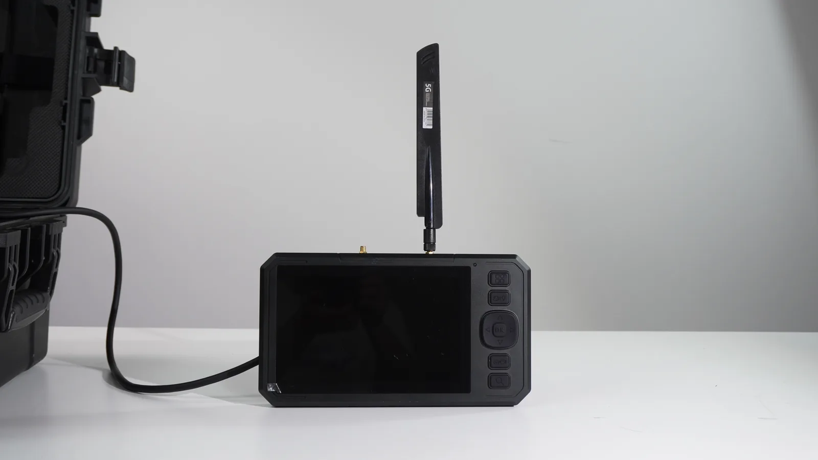 LSJ CAMB-V500 display terminal with 4G and Wi-Fi antenna for remote backend transmission