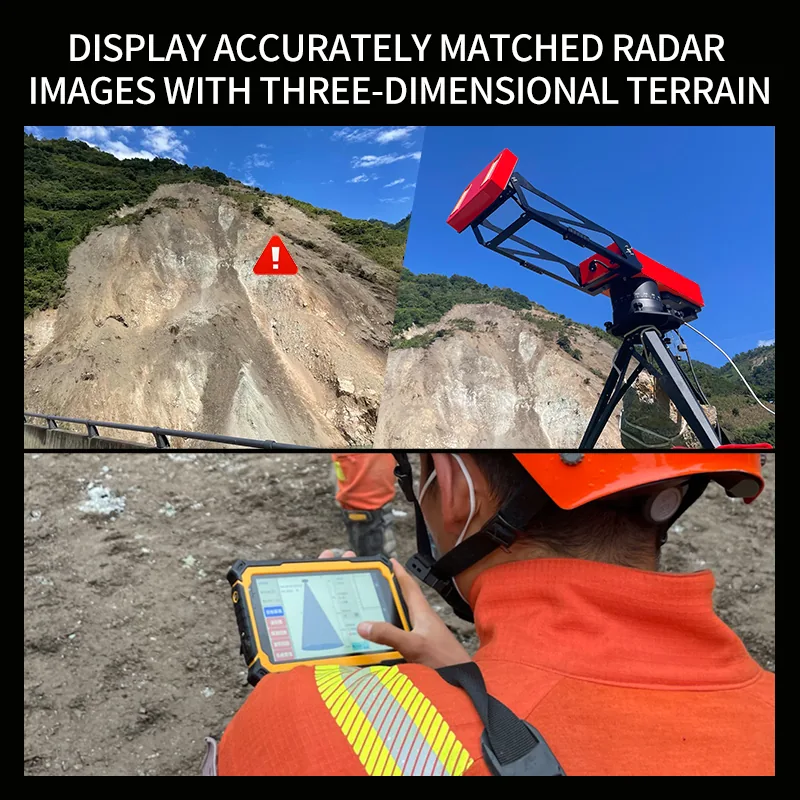 ASSR-Lite monitoring software with 3D DEM terrain matching and real-time deformation map