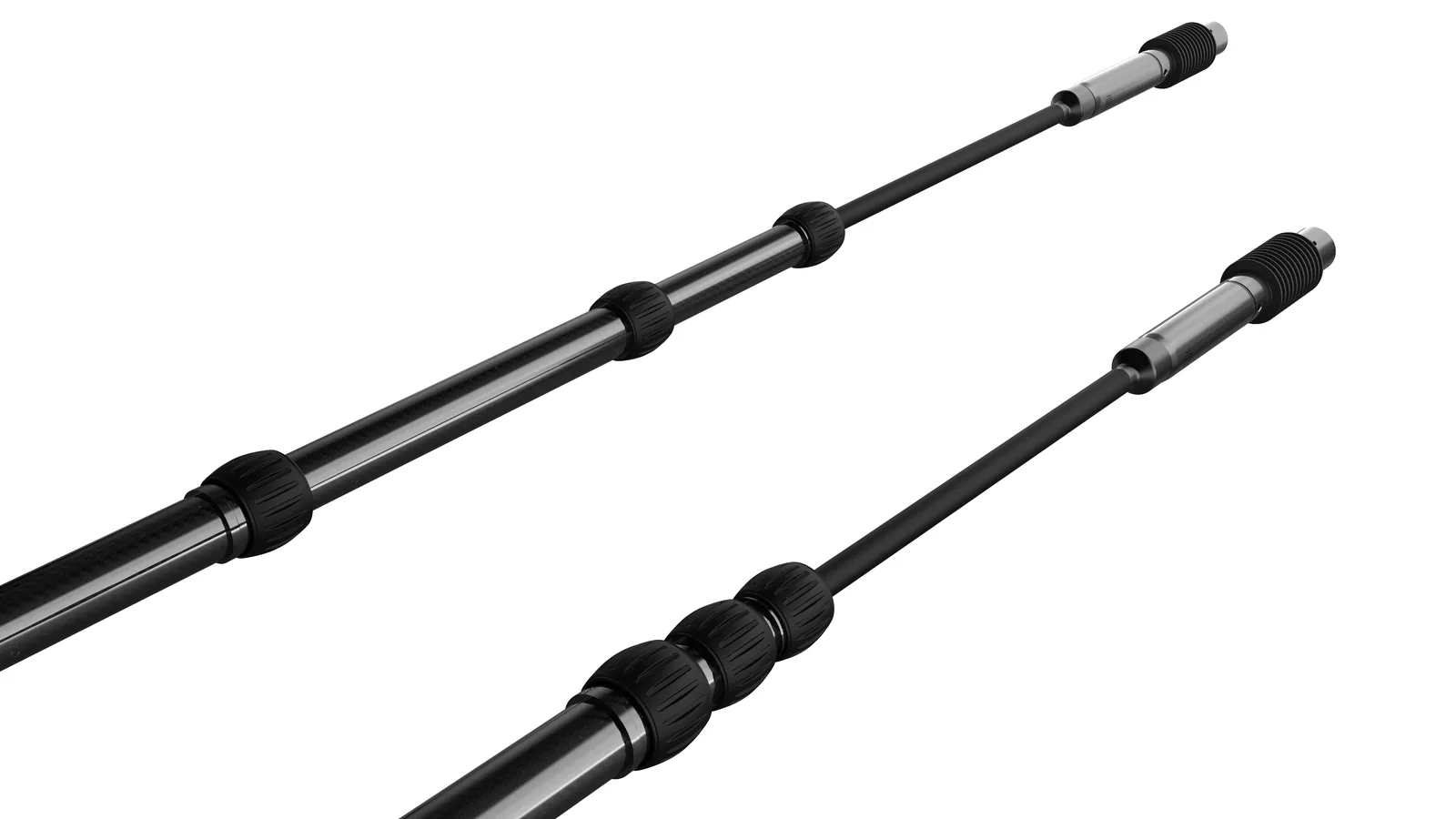 LSJ-C-E lightweight carbon-fiber telescopic probe rods extended for long- and short-reach confined-space search