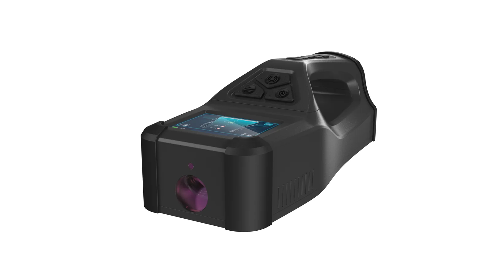 Close-up of the uncooled thermal imaging lens and low-light CMOS camera on the LSJ life detector