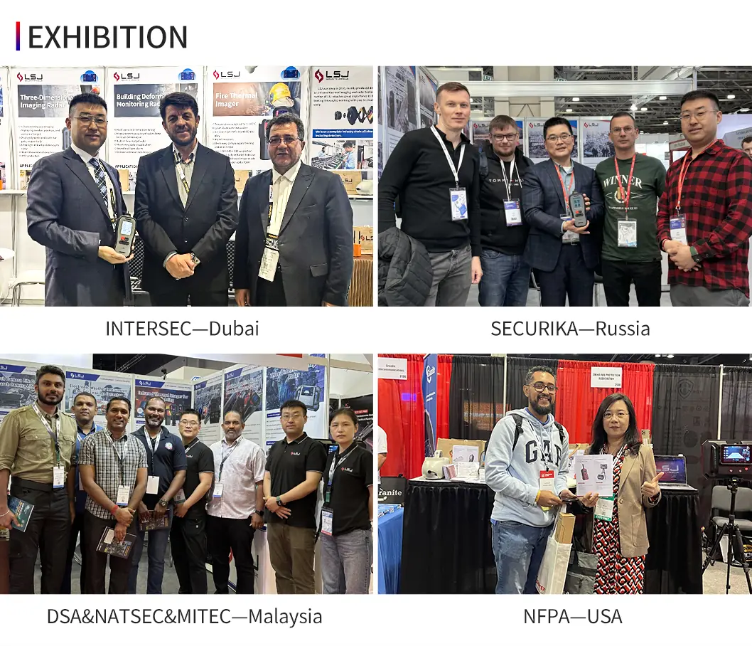 LSJ SEED-MG Presented at INTERSEC, SECURIKA, DSA and NFPA Exhibitions LSJ team presenting the SEED-MG multi gas detector at INTERSEC Dubai, SECURIKA Russia, DSA Malaysia and NFPA USA exhibitions