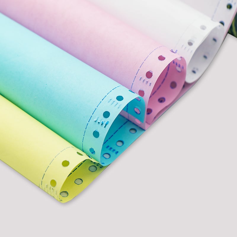 4.Custom Logo Printing on Carbonless Paper for OEM Projects