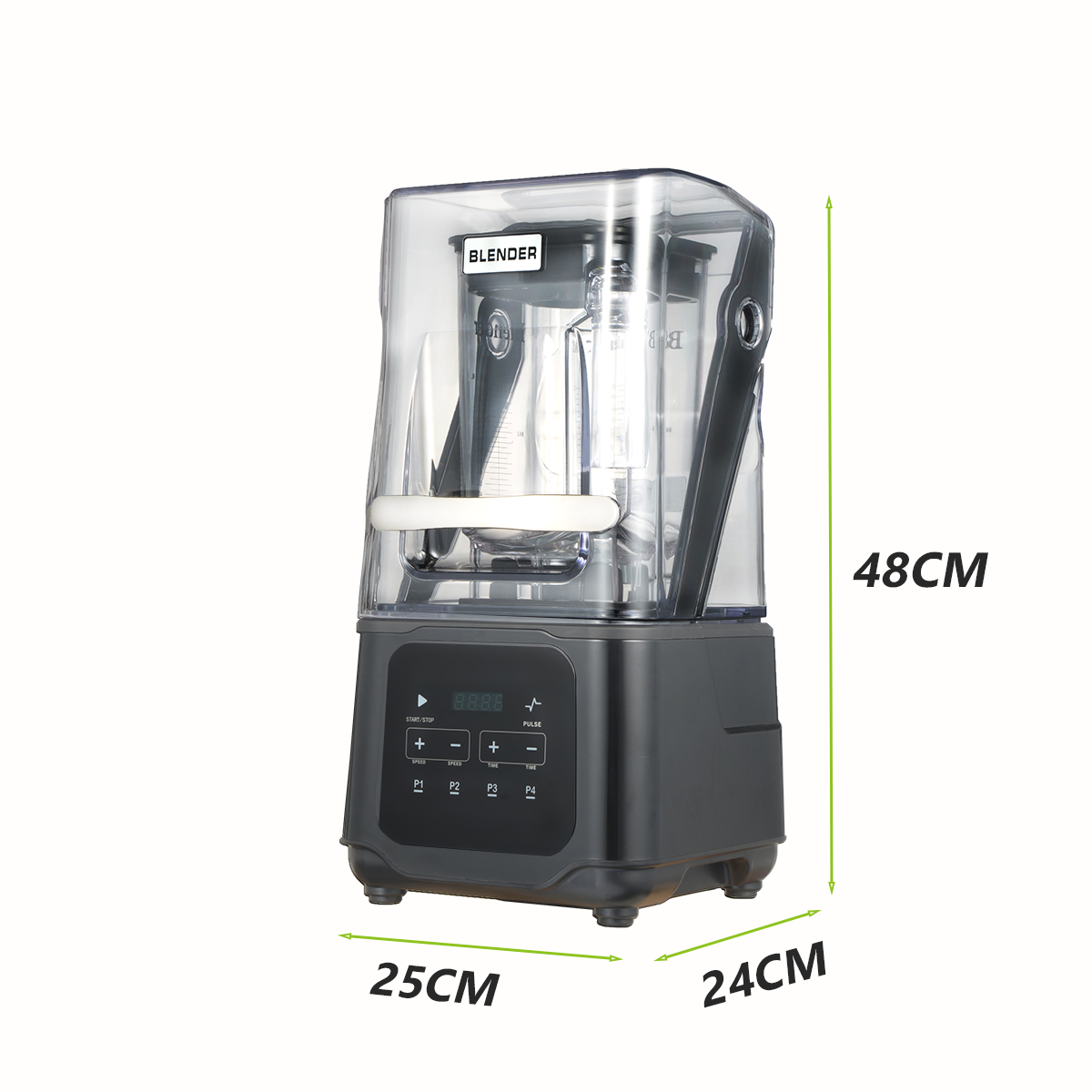 Combine-K80ts 전문 상업용 블렌더 고속 상업 주방 블렌더 올인원 저소음 사운드 커버 신선한 주스 및 음식 준비용