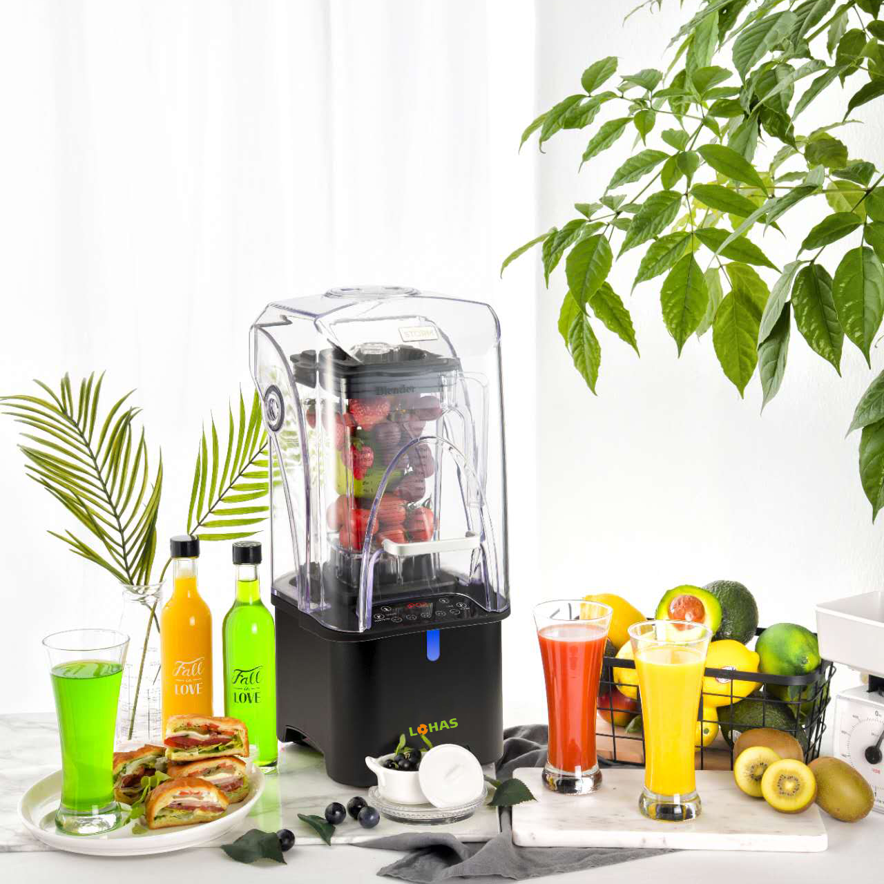 Combine-K40TS 전문 상업용 블렌더 2200W 강력한 주방 기계 대형 상업용 블렌더