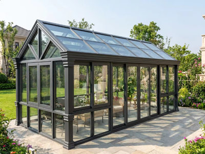 Gable Roof Aluminum Villa Sunroom Installation Case