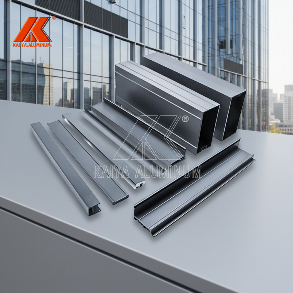 Foshan Manufacturer Hidden Frame Curtain Wall System Aluminum Alloy Glass Aluminum Curtain Wall Profile for Architecture