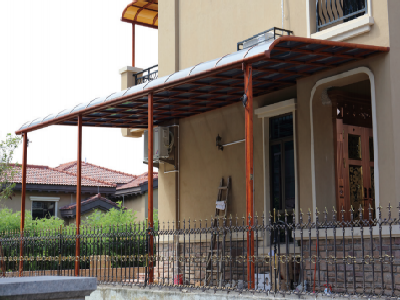  Curved Aluminum Patio Canopy Project Case