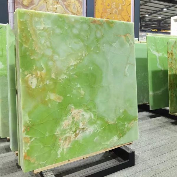 Lastre di onice verde