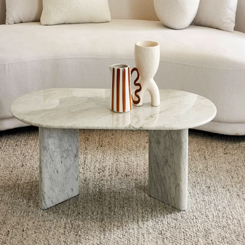 Why designers love combining white marble with wood elements
