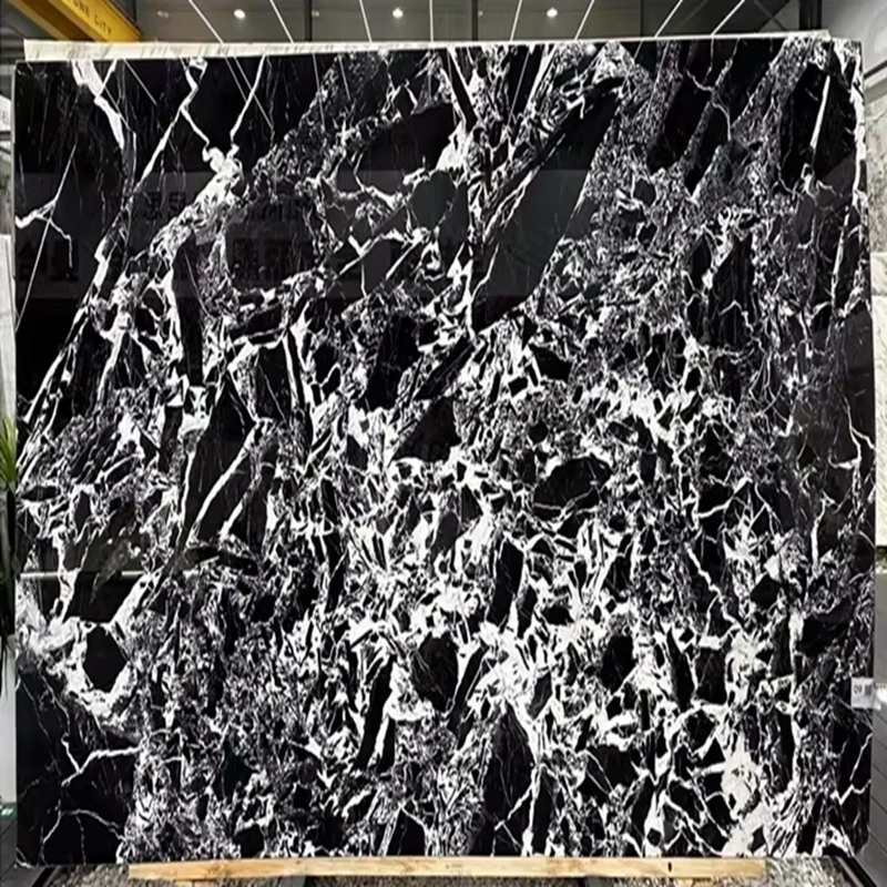 Calacatta Black Marble Slabs