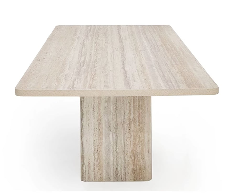 Design Ideas for Travertine Tables in Indoor and Outdoor Settings