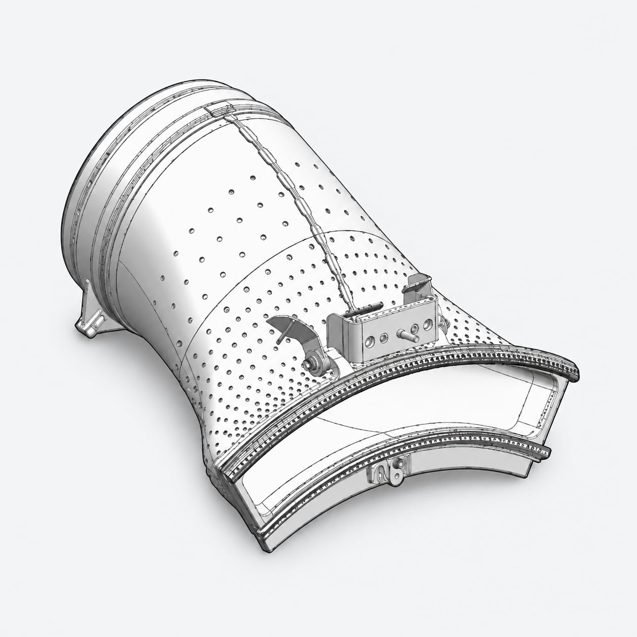 frame 9f dln combustion liner-7