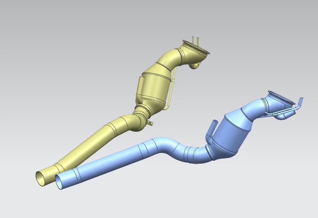 12Cilindri Downpipe | High-Performance Exhaust Upgrade for Ferrari 12Cilindri