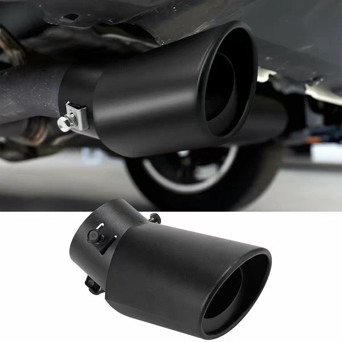 Elevate Your Vehicle’s Style with Premium Curved Exhaust Tips