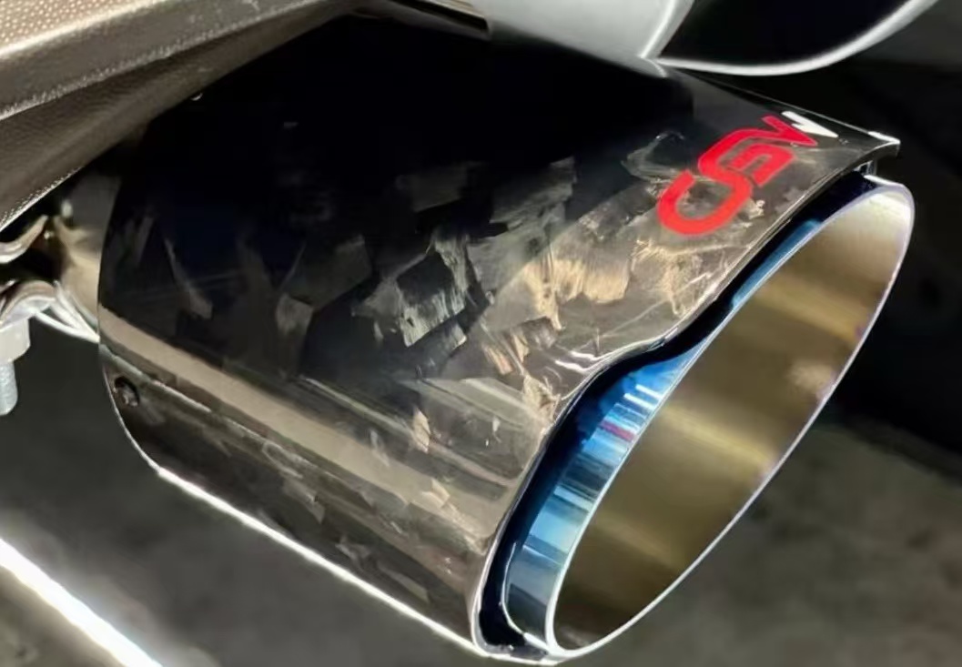 Premium Angled Exhaust Tip for Performance and Style
