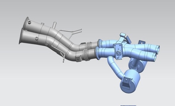 Temerario Downpipe | High-Performance Exhaust Upgrade for Lamborghini Temerario