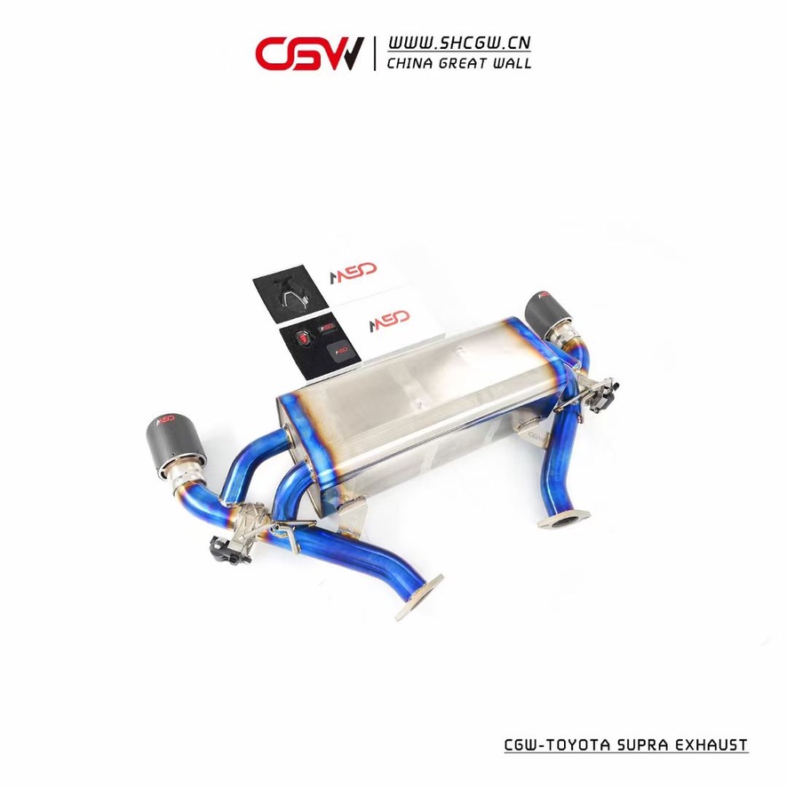 High-Performance 2 in 2 Out Muffler for Enhanced Exhaust Flow and Sound
