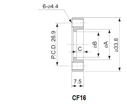 CF Bored Flange supplier