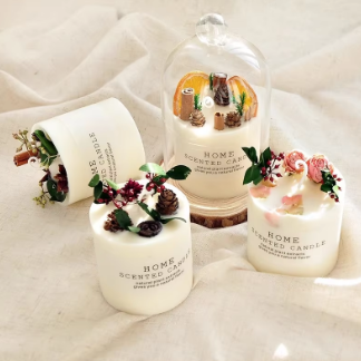 Flowers and crystals: Uncovering the magic of decorative candles