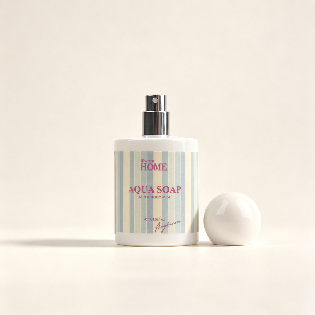 WELLNESS Perfume Manufacturer Custom Logo Best Mini Travel Size Whole Body and Hair Deodorant Spray Mist for Women Man Body Odor