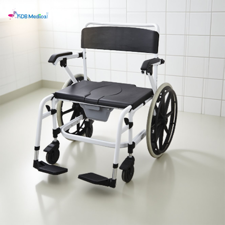 The chair is designed with hygiene in mind, making it simple to clean and maintain for a sanitary bathroom environment.