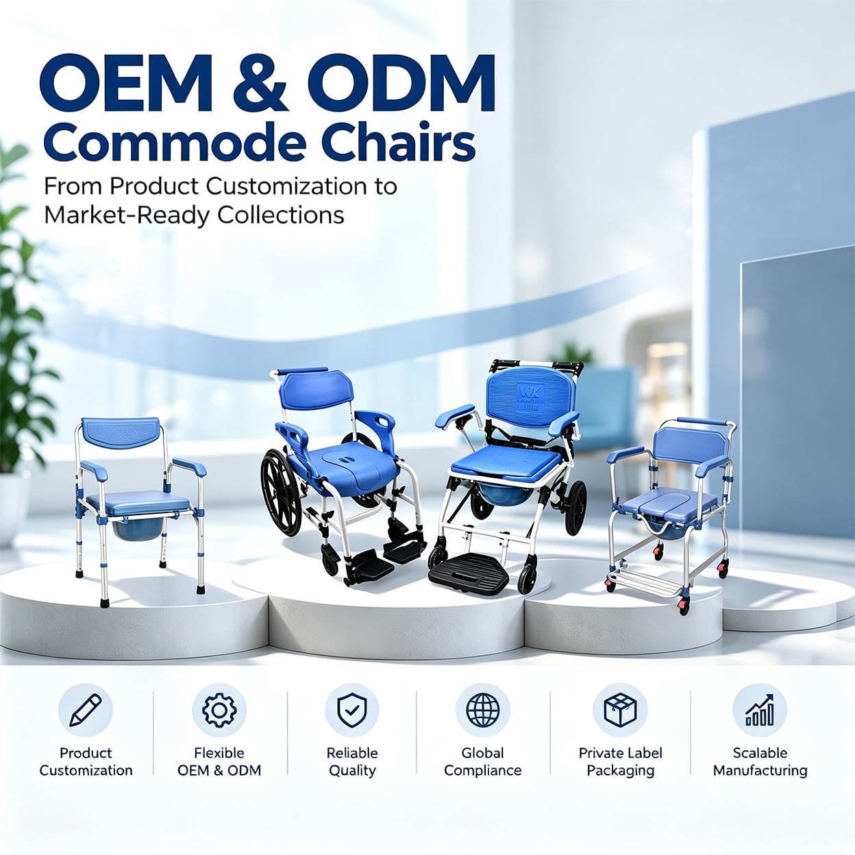 OEM & ODM Commode Chairs for Medical Brands: From Product Customization to Market-Ready Collections