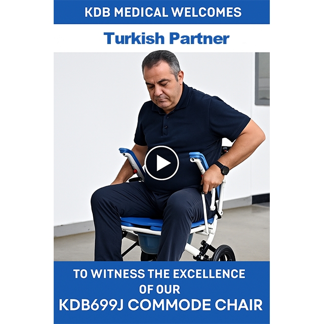 KDB Medical Welcomes Hasan Demircioglu to Witness the Excellence of Our KDB699J Commode Chair
