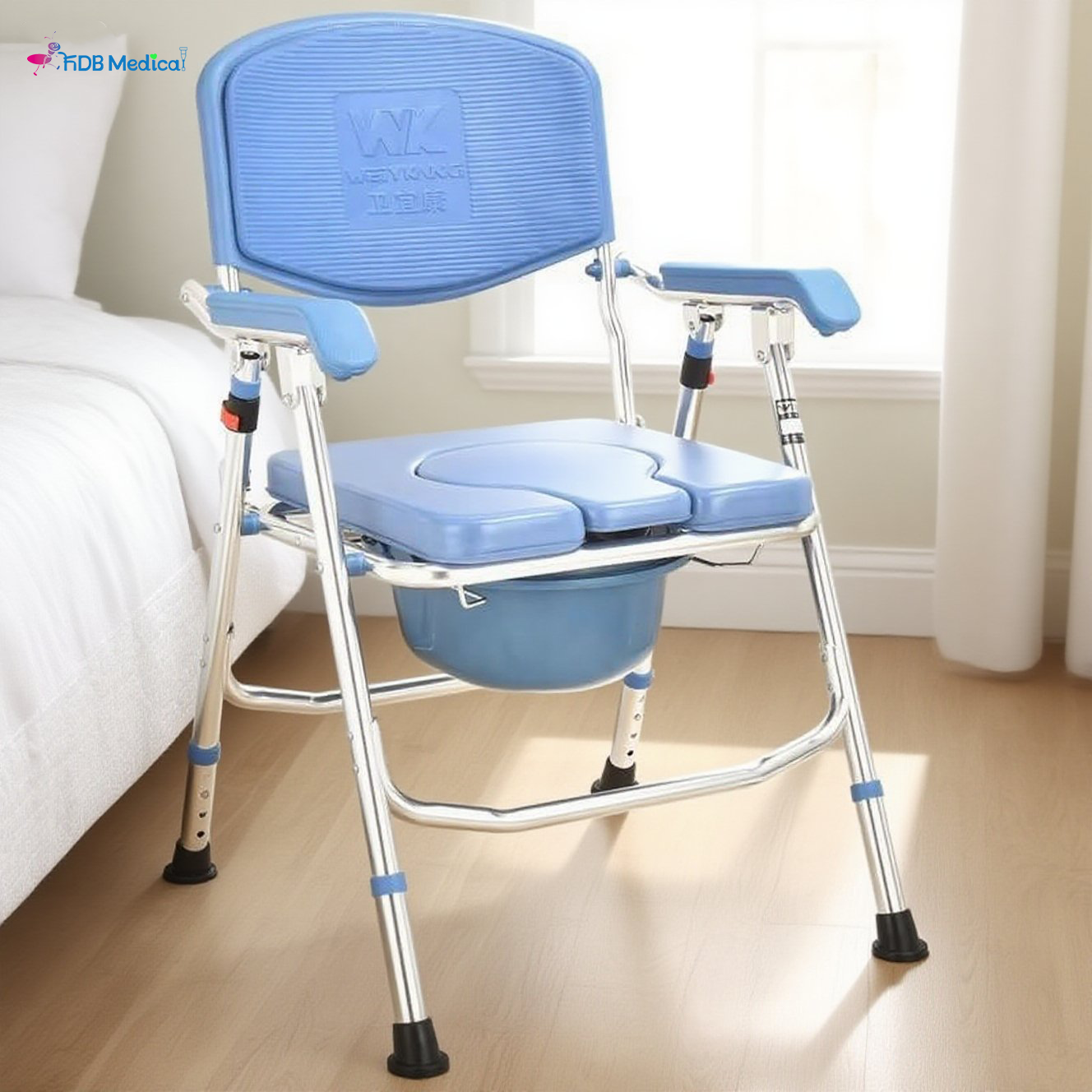 Comfortable Seat with Armrests for Added Suppor