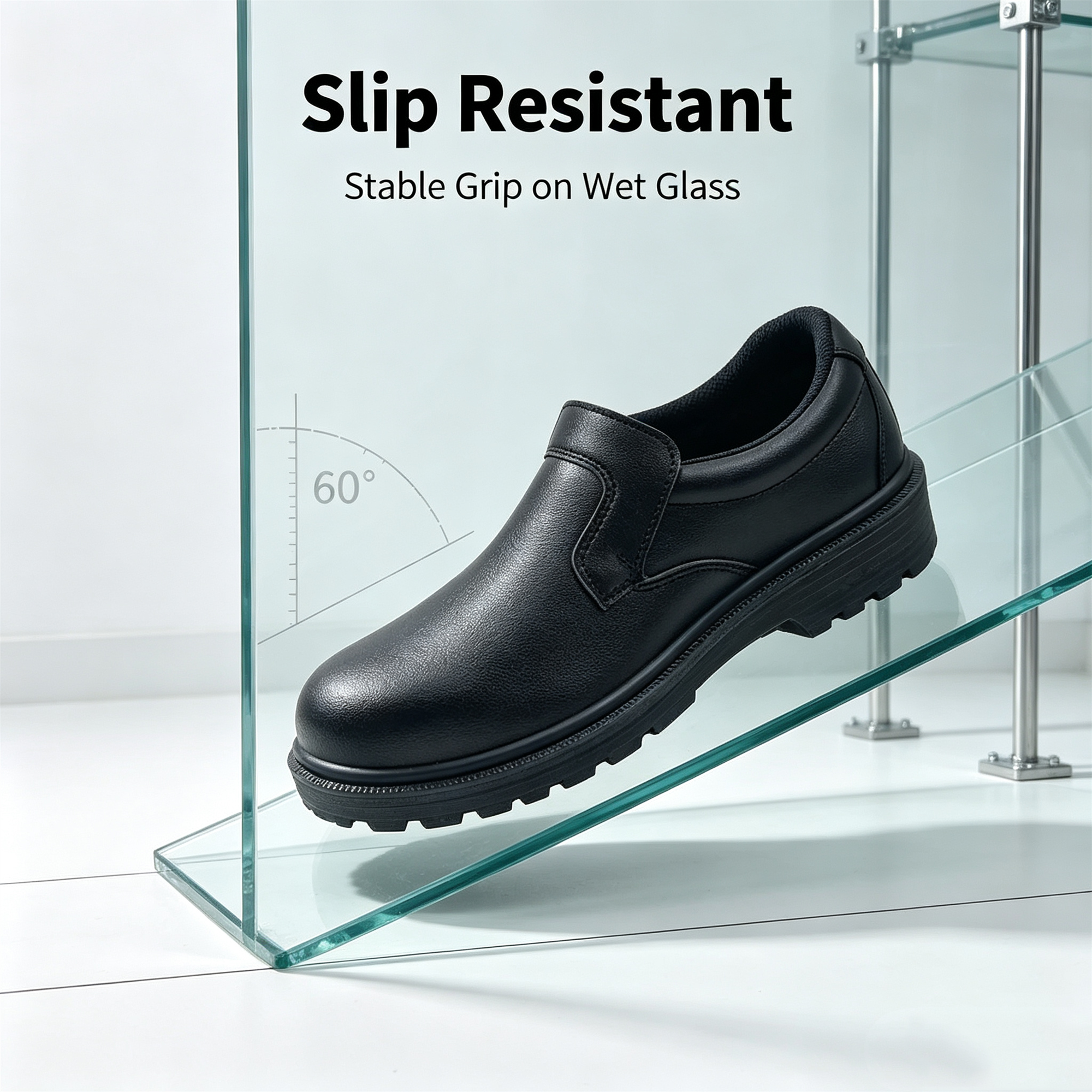 White Safety Shoes/Clogs | Ideal for Hospital, Laboratory & Food Industry Workplaces
