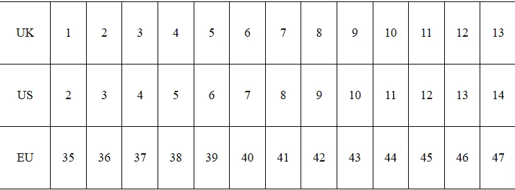Product dimensions