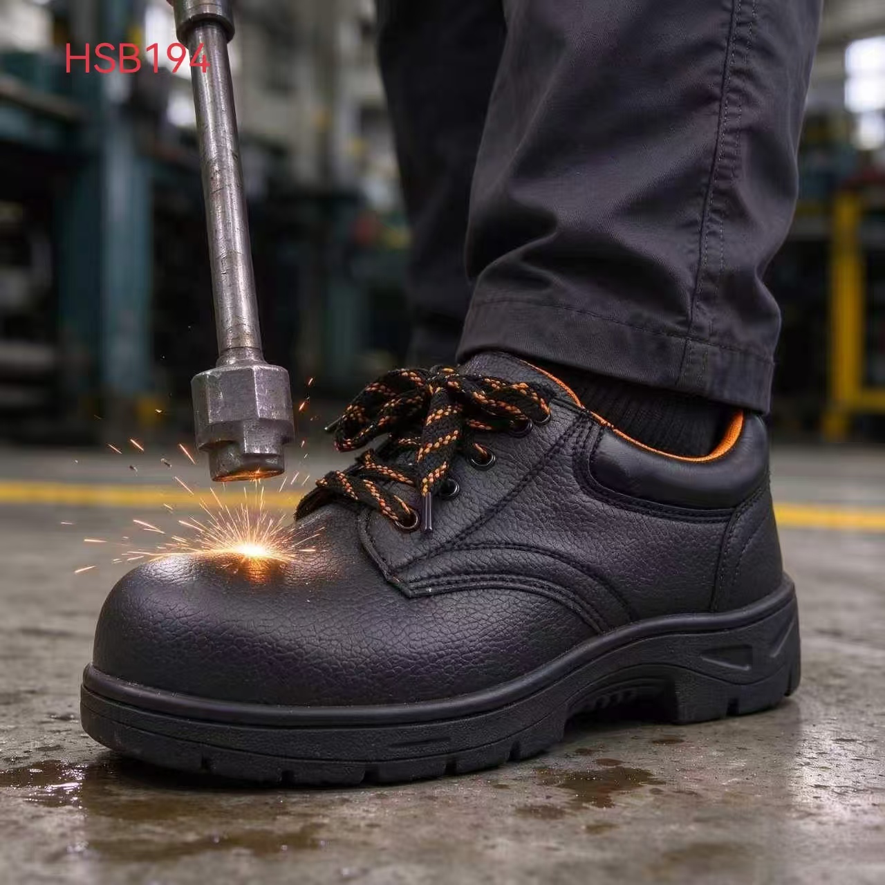 XYM,Rock Bottom Price Stitching Rubber Sole Hua Singh Work Shoes Distribution Room Steel Toe Insert Unisex Safety Boots HSB194