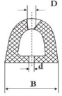 marine d type rubber fender  factory direct dock  vessel protection fenders-1