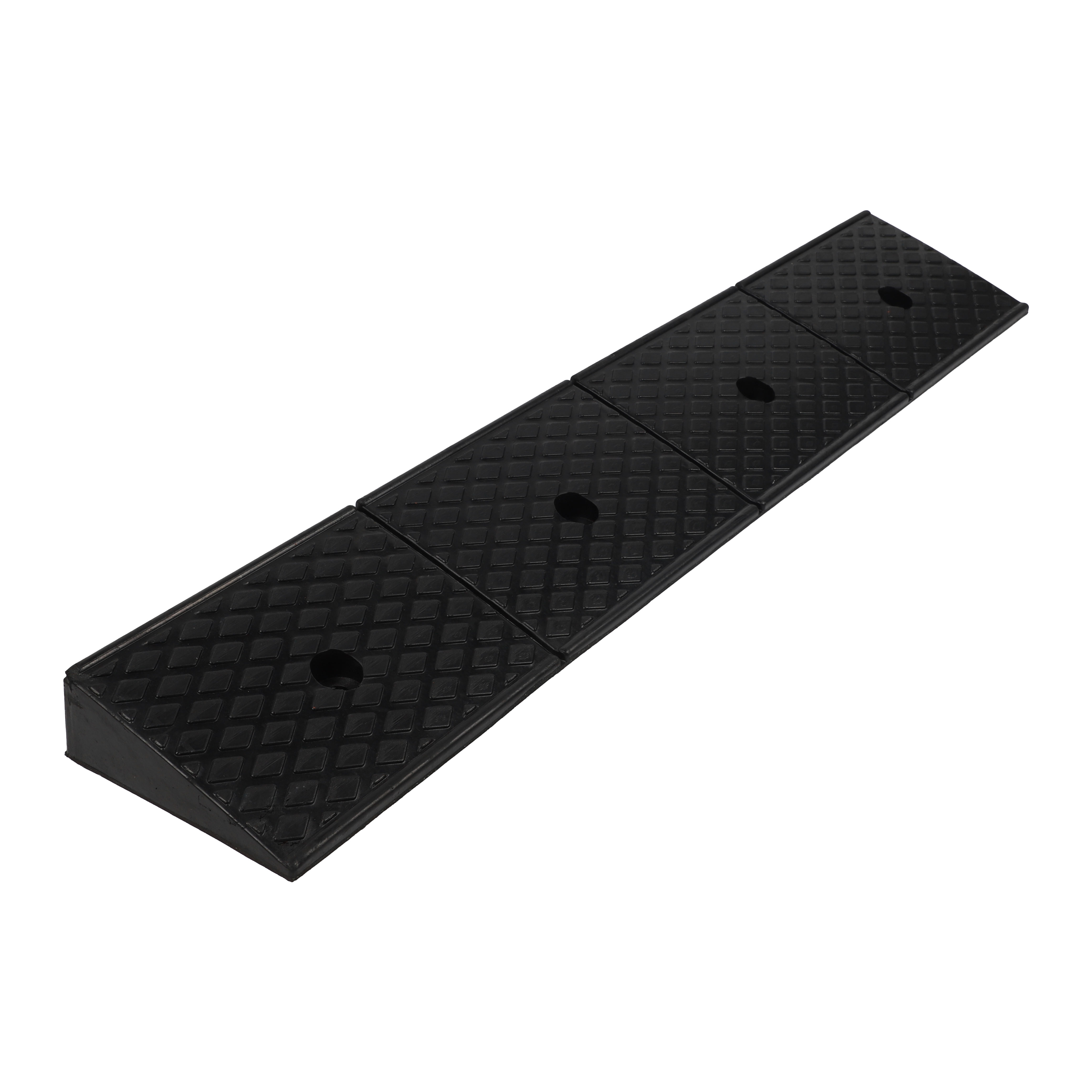 Heavy Duty Industrial Rubber Curb Ramp for Commercial Driveway and Loading Dock Access-CRC04