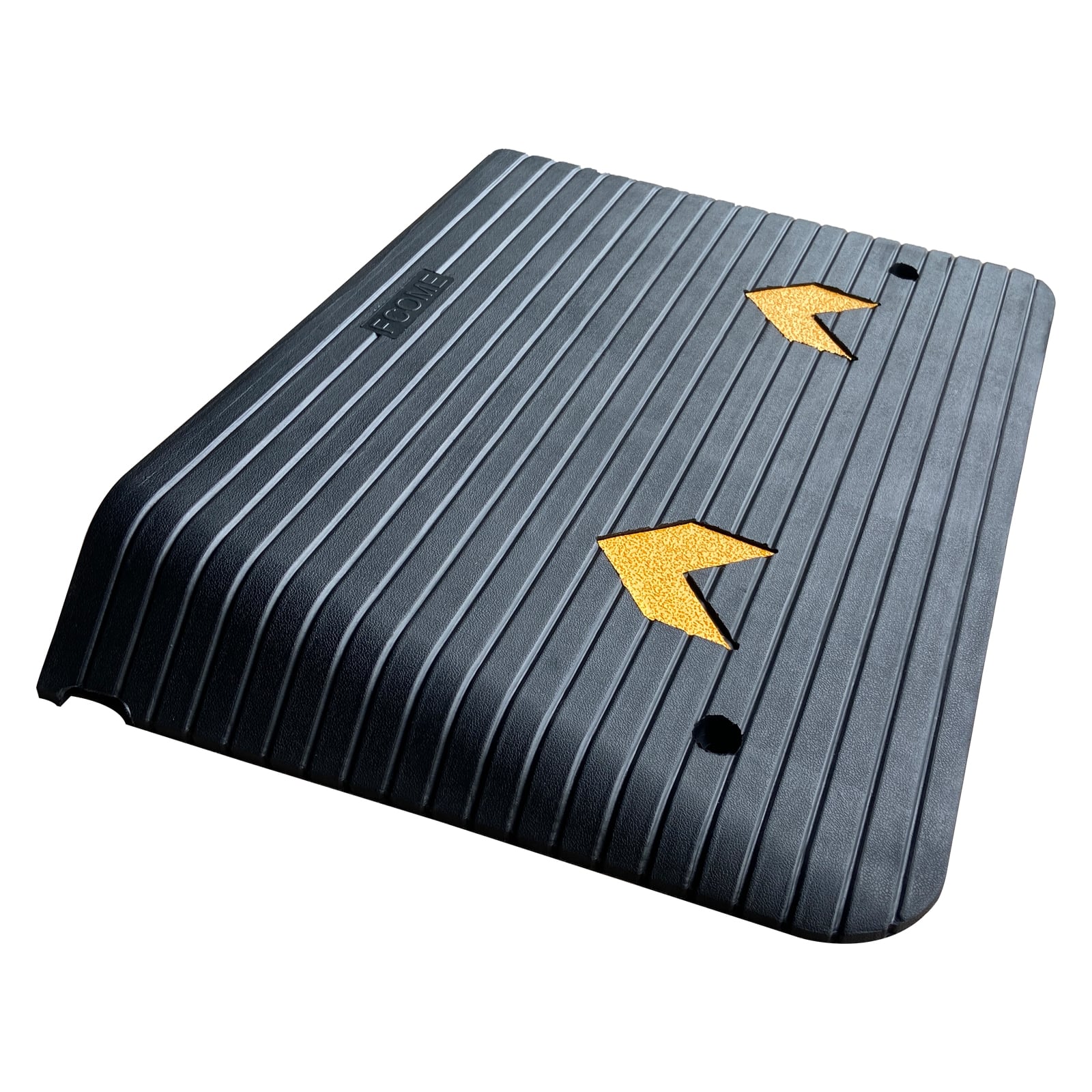 Industrial Heavy-Duty Reflective Rubber Curb Ramp and Commercial Threshold Bridge-RTR100