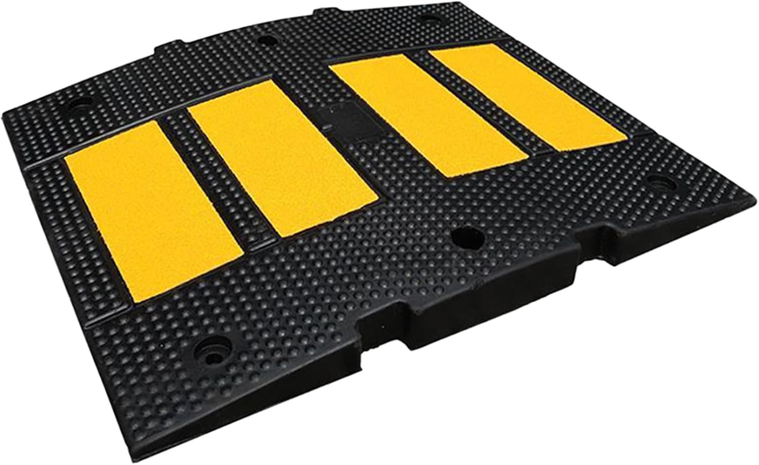Heavy Duty Industrial Rubber Curb Ramp - Professional Grade Anti-Slip Threshold Ramp for Vehicle and Warehouse Safety-50SB14-19