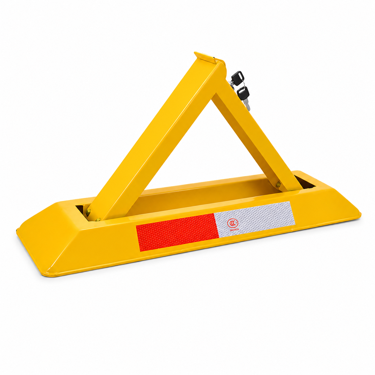 Heavy Duty Iron Triangular Parking Lock Manual Driveway Parking Space Barrier-PLB01