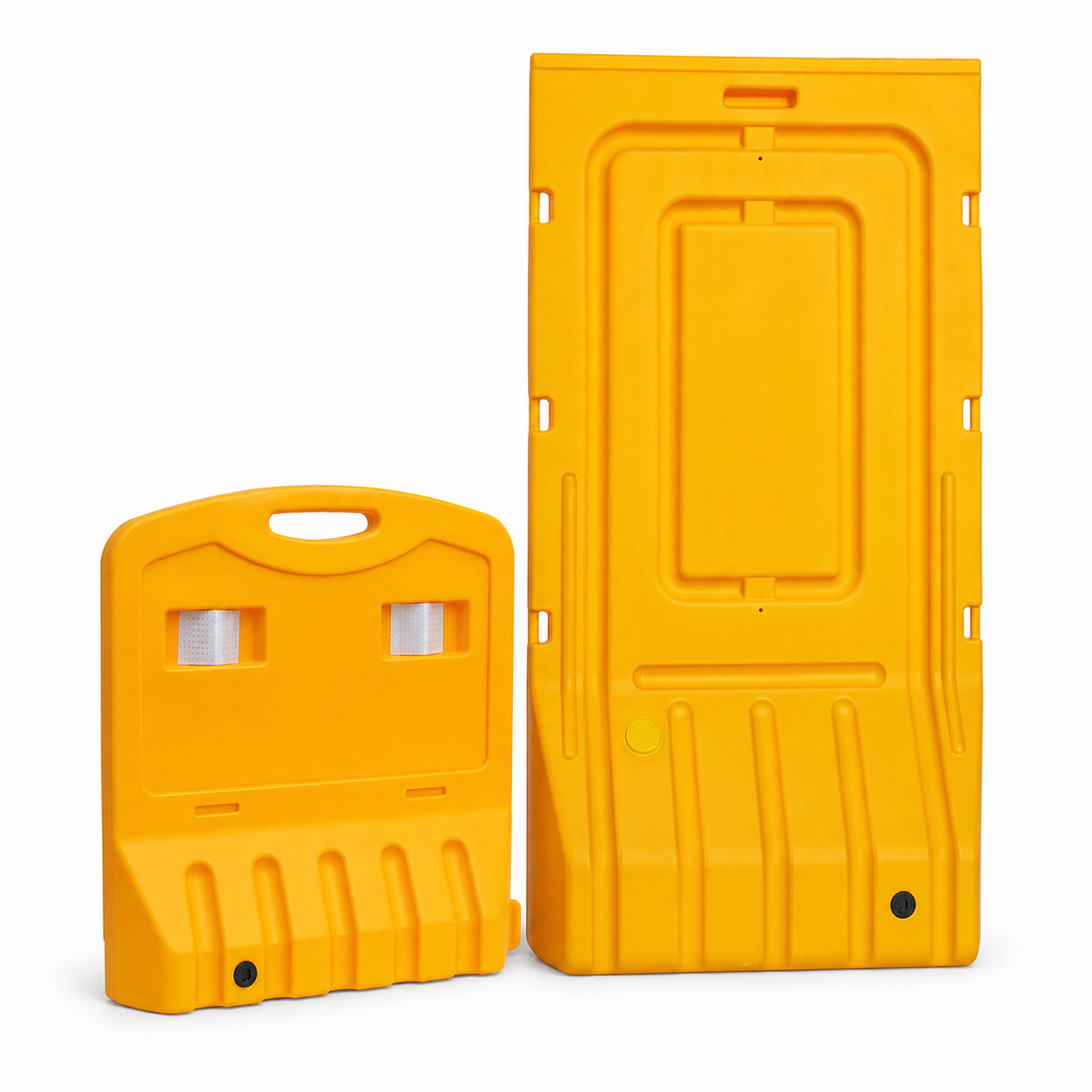Heavy-Duty PE Traffic Safety Sign Board - 1.8m Portable Foldable A-Frame Warning Barrier for Construction and Road Safety-WB11-WB12