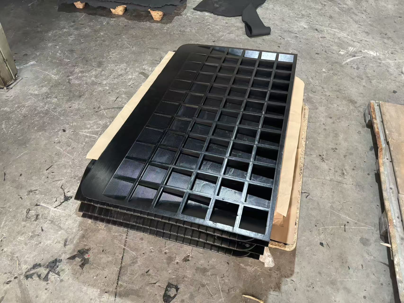 3 solid rubber threshold ramp 22000 lbs load capacity non slip entry ramp for wheelchairs scooters carts-2