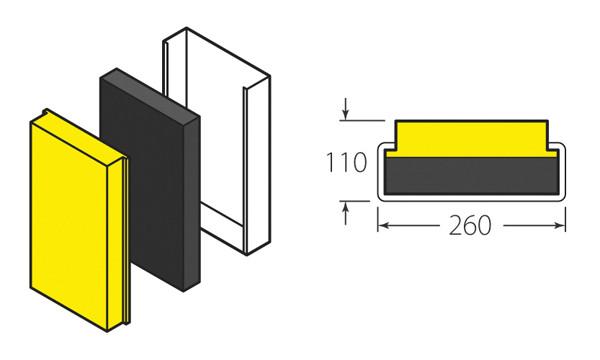 Heavy Duty Vertical Dock Bumper (MGF-0022)
