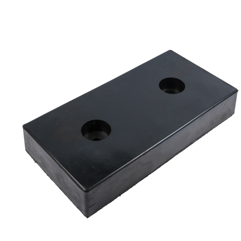 Zwaar uitgevoerd 14,5 kg 500*250*90 mm Rubber wandbuffer bufferblok dockniveauregelaar buffer voor veiligheid op wegen
