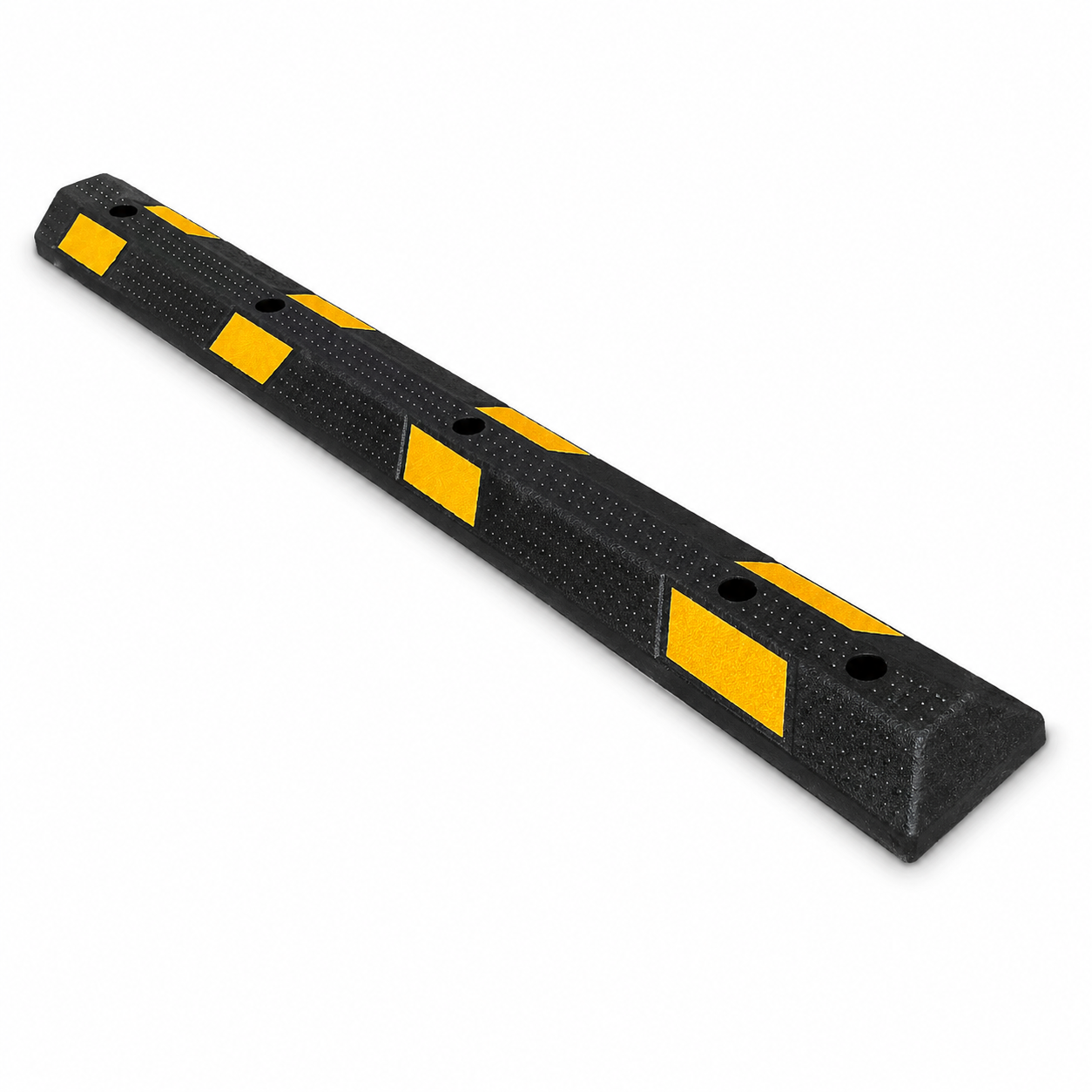 batente de Roda Resistente de 1830 mm em Borracha-Plástico | Curva Comercial para Estacionamento – Modelo WS37