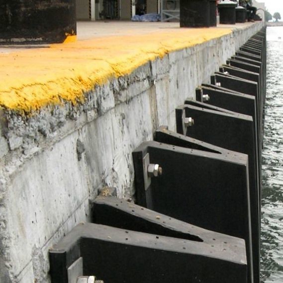 YS-A200H Arch Type Rubber Fender 1.0M + 1.1M | Heavy-Duty Marine Dock Protection Fender