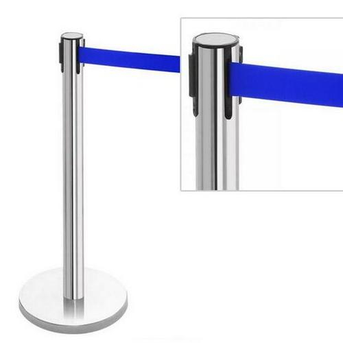 Professional Heavy-Duty Retractable Belt Stanchion for Commercial Crowd Control and Queue Management-1-meter comprehensive style