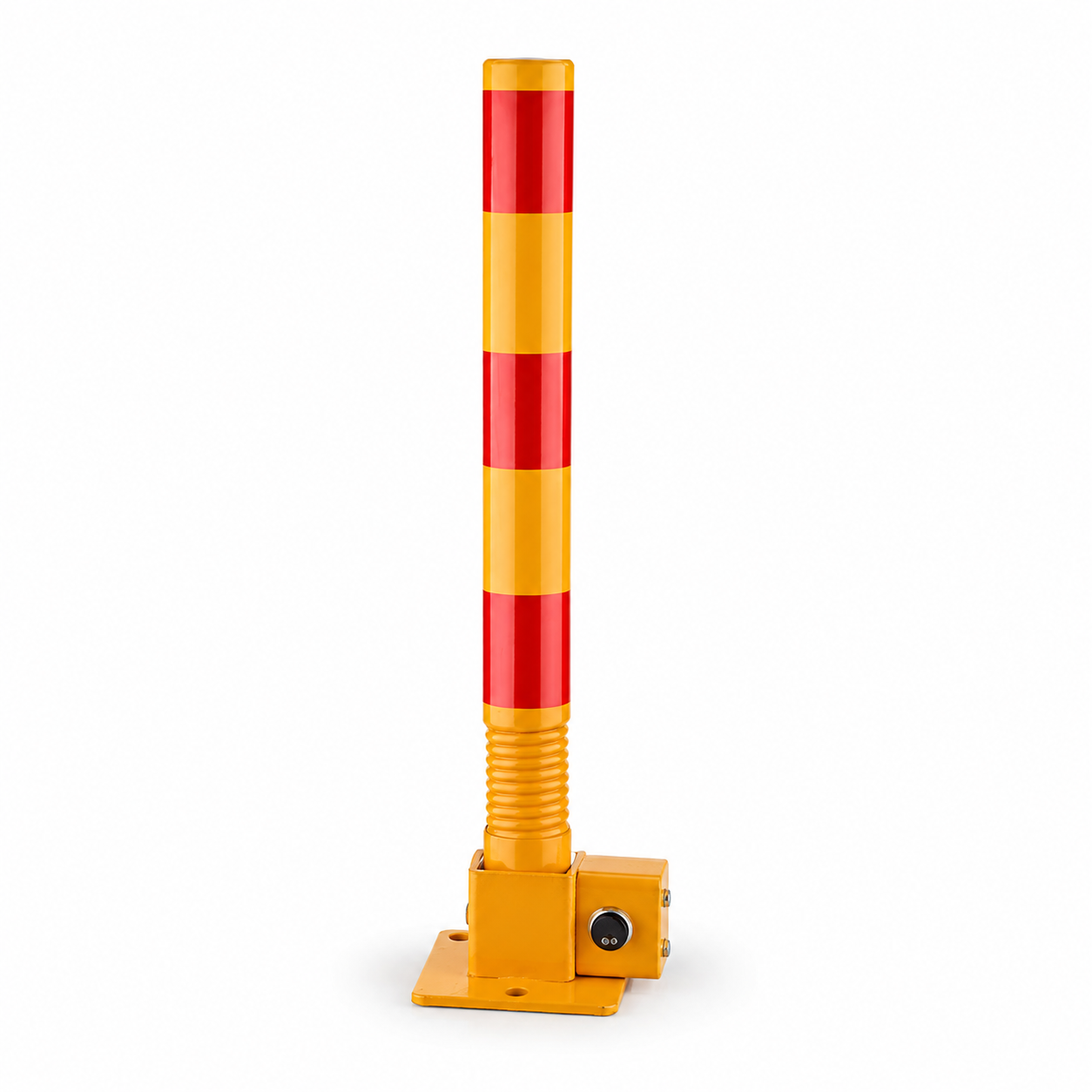 Estaca Resistente de 700 mm em Ferro Flexível | Estaca de Controle de Tráfego Dobrável para Segurança no Estacionamento - PLA04