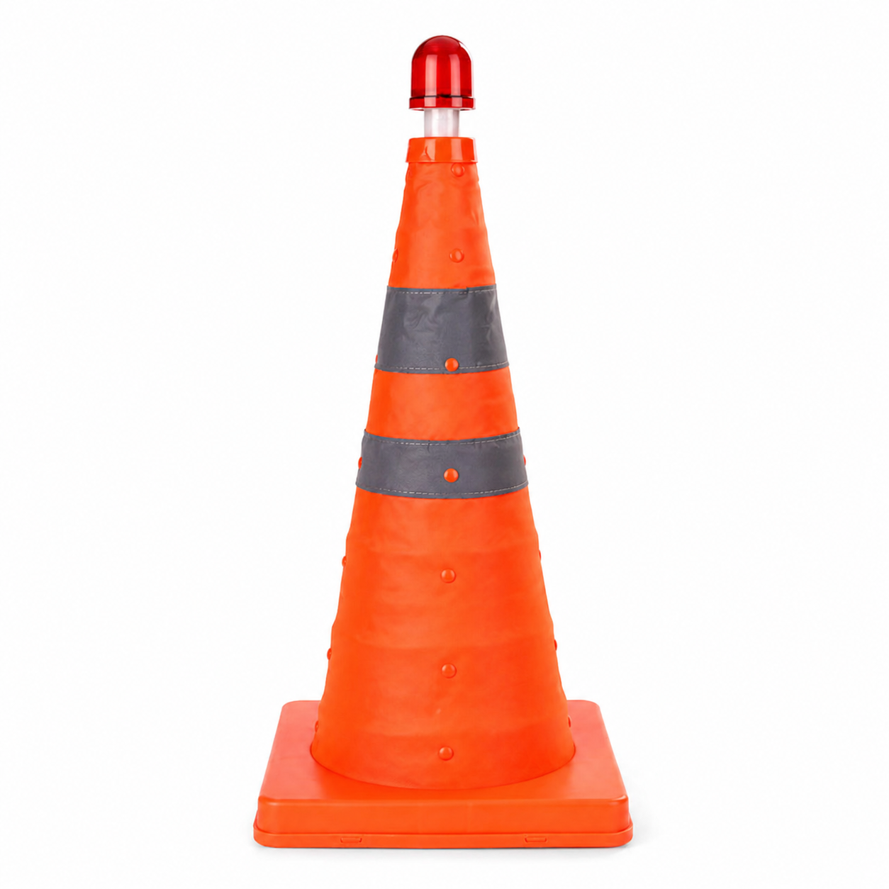 cone de Aviso para Tráfego em PP Leve de 700 mm com Base Hexagonal | Atacado B2B – PP70