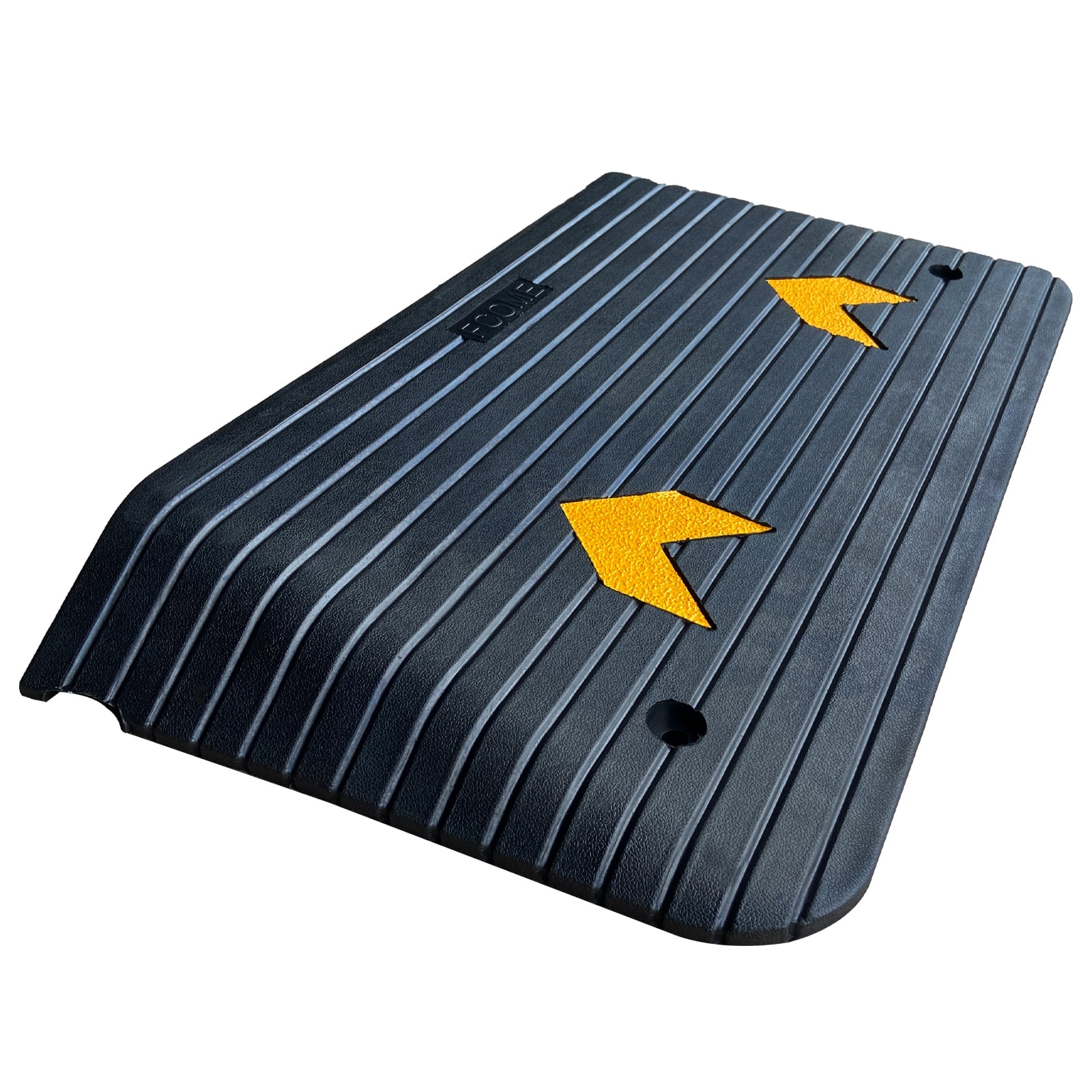 Heavy-Duty Reflective Rubber Curb Ramp and Industrial threshold Transition Pad-RTR75