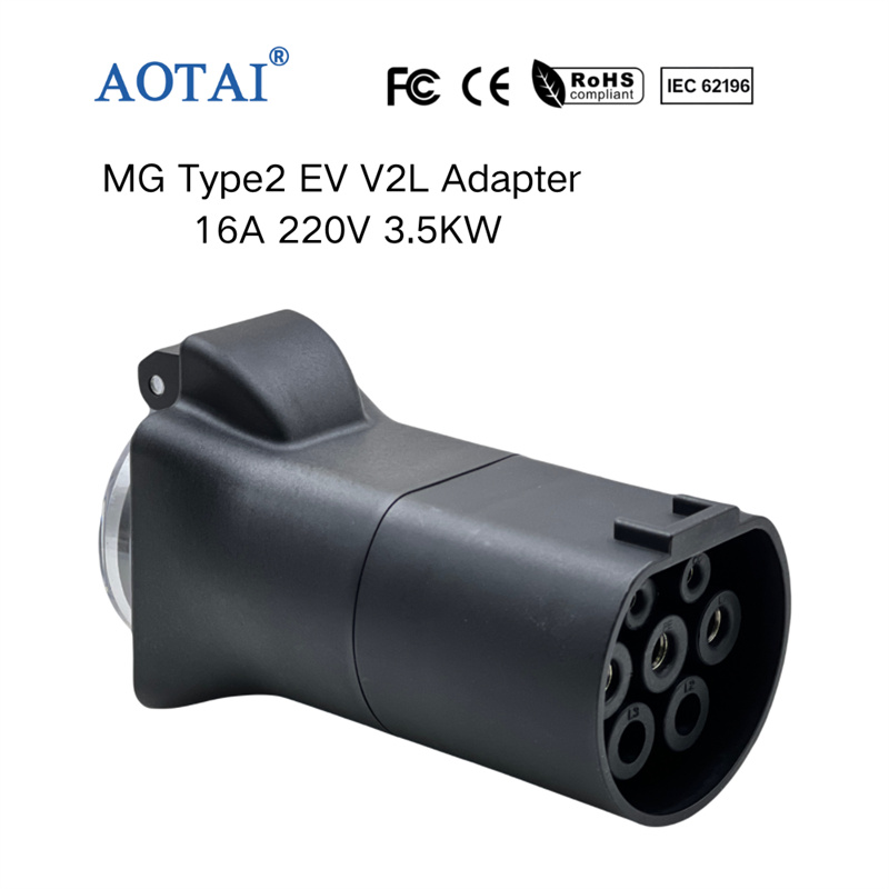 AOTAI Type 2 til universel V2L-afladningsadapter til MG EV'er